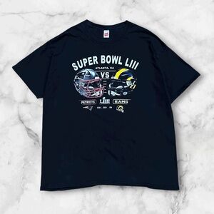 Hanes Black Super Bowl T-Shirt